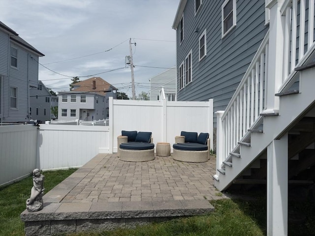 1089 Winthrop Ave Unit A, Revere, MA 02151 - view of patio / terrace featuring stairway