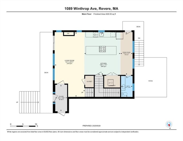 1089 Winthrop Ave Unit A, Revere, MA 02151 - room layout