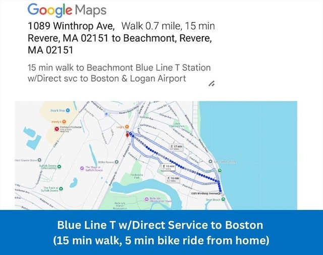 1089 Winthrop Ave Unit A, Revere, MA 02151 - map / location