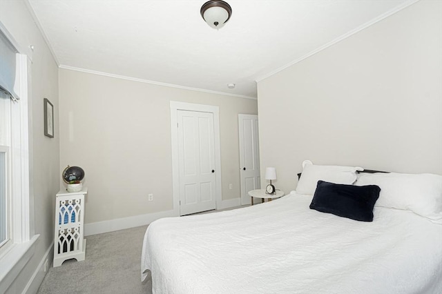29 Maple St Unit 2, Uxbridge, MA 01569 - bedroom with carpet flooring, ornamental molding, and a closet