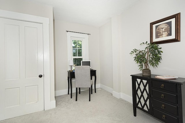 29 Maple St Unit 2, Uxbridge, MA 01569 - home office featuring light carpet and baseboards
