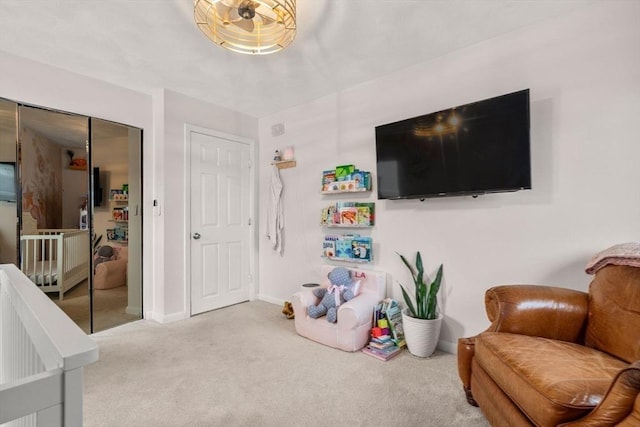40 Fowler Ave, Revere, MA 02151 - sitting room with carpet flooring and baseboards
