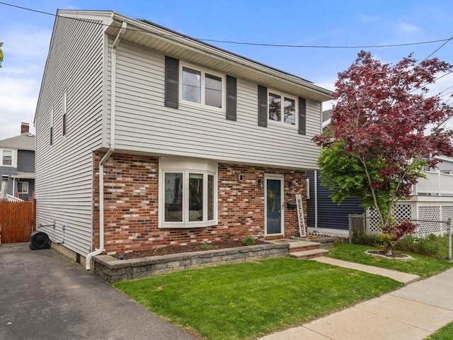 40 Fowler Ave, Revere, MA 02151 - colonial home with brick siding