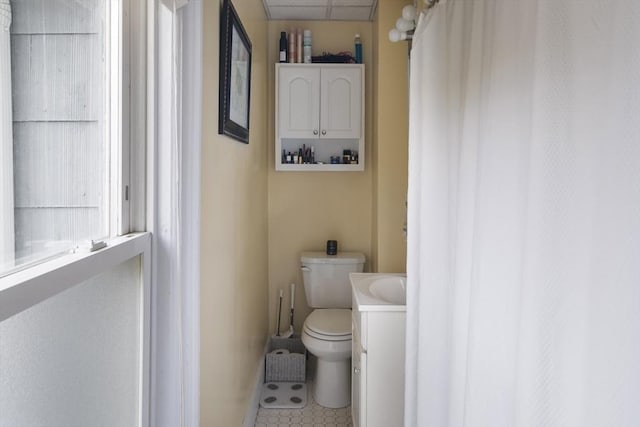 38 Spring St, Somerville, MA 02143 - full bath featuring vanity and tile patterned flooring