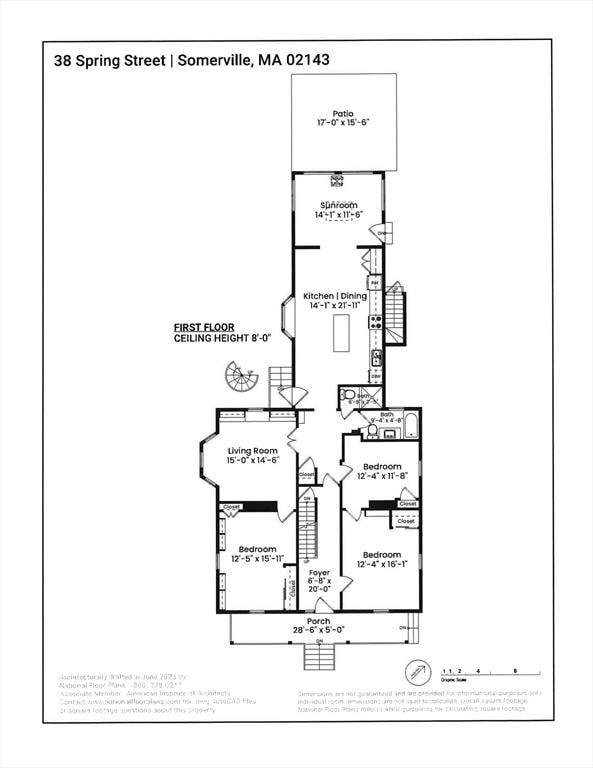 38 Spring St, Somerville, MA 02143 - view of room layout