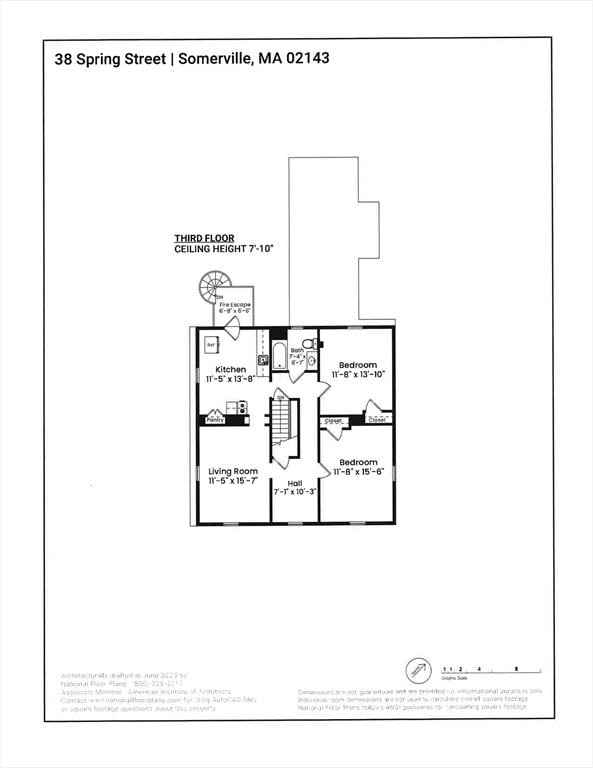 38 Spring St, Somerville, MA 02143 - view of room layout