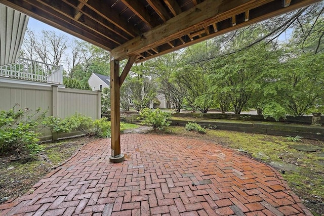 160 Pine St Unit 10, Newton, MA 02466 - view of patio with fence