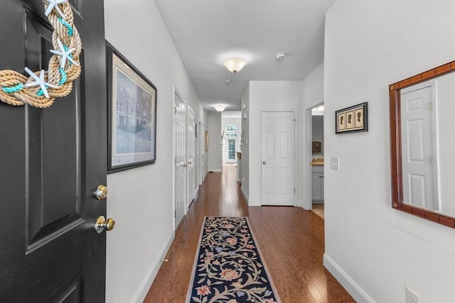 22 Grey Hawk Dr Unit 22, Mashpee, MA 02649 - corridor featuring wood finished floors and baseboards