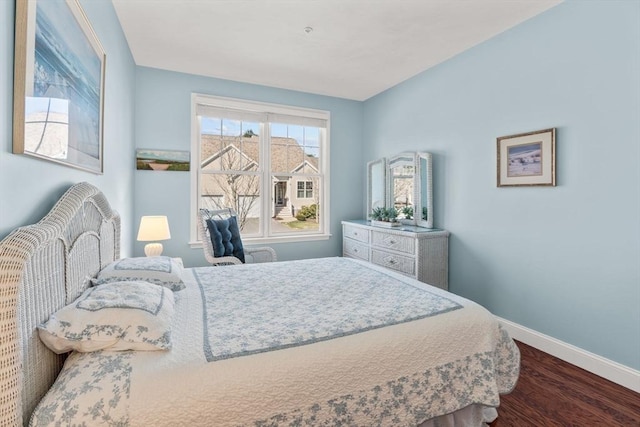 22 Grey Hawk Dr Unit 22, Mashpee, MA 02649 - bedroom featuring dark wood-style flooring and baseboards