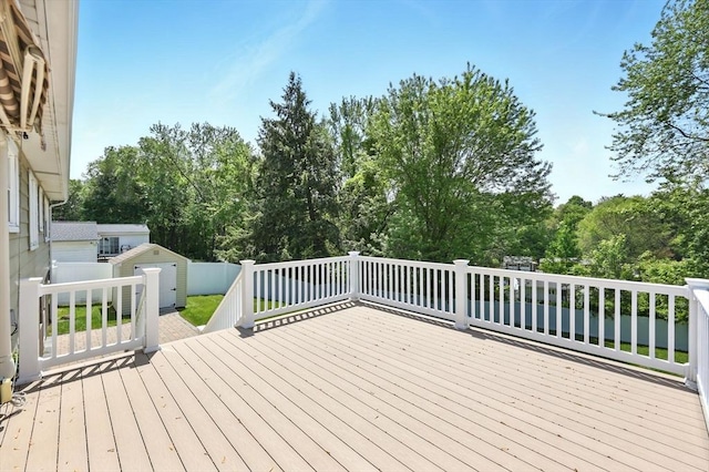 25 Saybrook Cir, South Hadley, MA 01075 - wooden terrace with view of scattered trees