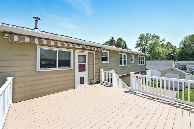 25 Saybrook Cir, South Hadley, MA 01075 - deck featuring an outdoor structure