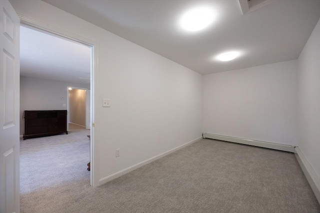 67 Jacap Dr, North Attleboro, MA 02760 - carpeted spare room featuring a baseboard radiator and baseboards