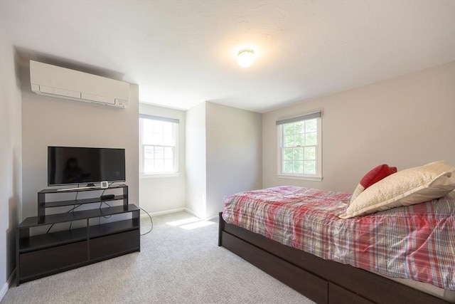 67 Jacap Dr, North Attleboro, MA 02760 - carpeted bedroom with a wall mounted AC and baseboards