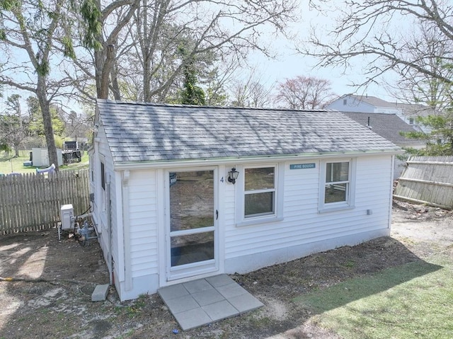9 Bells Neck Rd Unit 4, Harwich, MA 02671 - view of outbuilding with fence and an outdoor structure