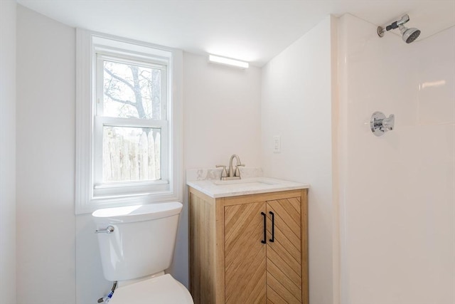 9 Bells Neck Rd Unit 4, Harwich, MA 02671 - full bathroom with toilet, a shower, and vanity