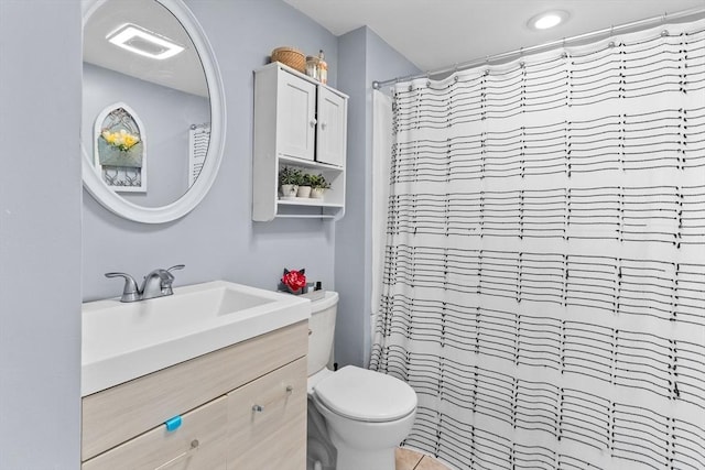 27-1/2 7th Ave, Haverhill, MA 01830 - bathroom with vanity and a shower with shower curtain