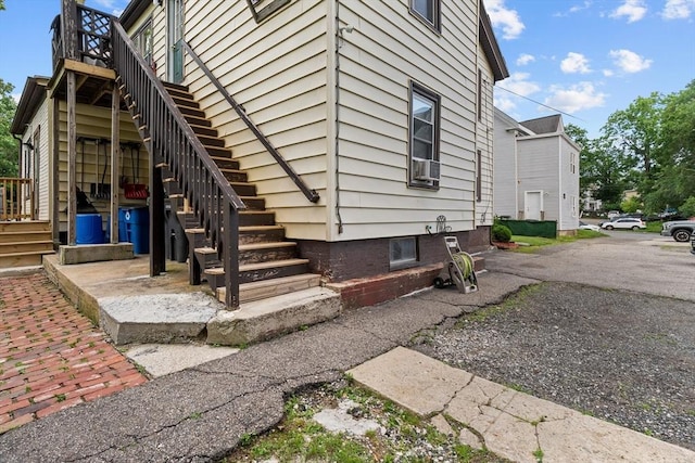 27-1/2 7th Ave, Haverhill, MA 01830 - view of side of home featuring stairs and a wooden deck