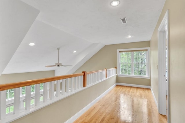 1 Chase Path Unit 1, Acton, MA 01720 - corridor featuring baseboards, wood finished floors, recessed lighting, and vaulted ceiling