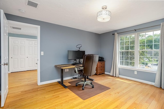 706 Ridgefield Cir Unit A, Clinton, MA 01510 - office featuring baseboards and light wood finished floors