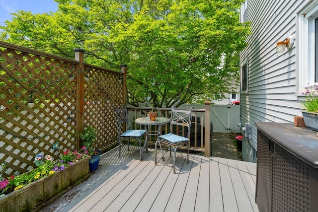 143 Morton St, Winthrop, MA 02152 - deck featuring a gate