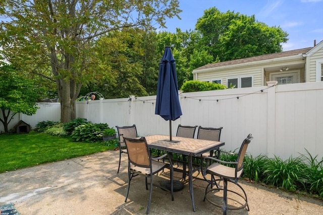 143 Morton St, Winthrop, MA 02152 - view of patio with outdoor dining area