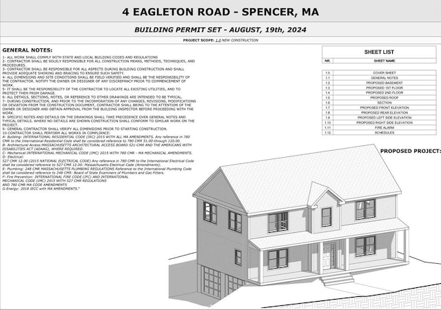 4 Eagleton Rd, Spencer, MA 01562 - view of a document