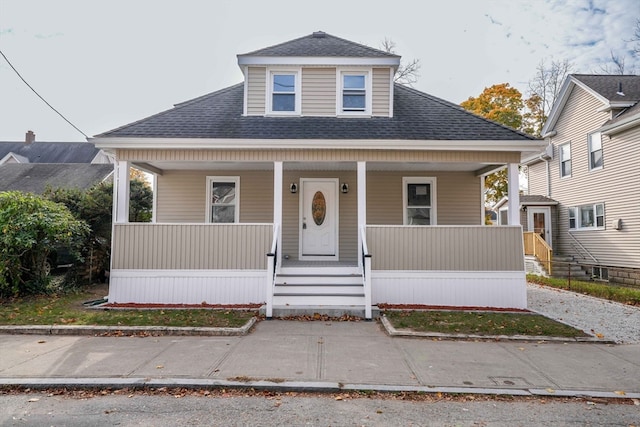 bungalow with covered porch