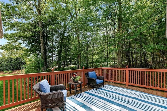 view of deck