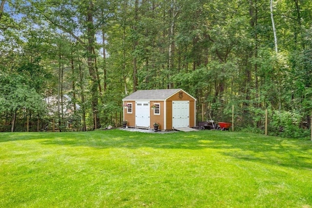 115 Depot, Boxford, MA 01921 - view of shed with a wooded view