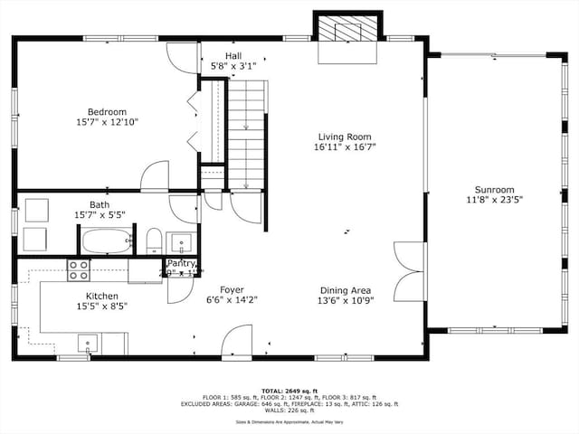 115 Depot, Boxford, MA 01921 - view of room layout