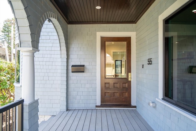 view of property entrance