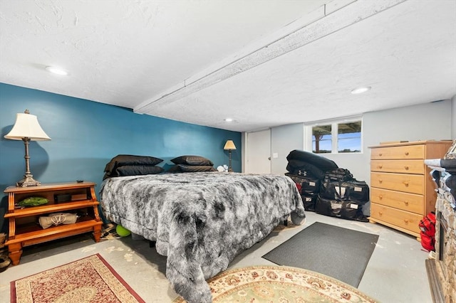 6 Cedar Pond Dr, Sturbridge, MA 01566 - bedroom with concrete floors and recessed lighting