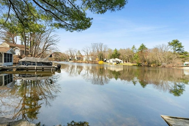 6 Cedar Pond Dr, Sturbridge, MA 01566 - dock featuring a water view
