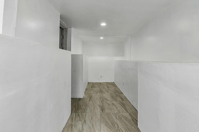 39 High, Haverhill, MA 01832 - hall with marble finish flooring and recessed lighting