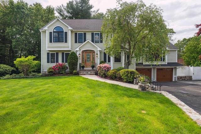 5 Red Tail Run, Canton, MA 02021 - view of front facade featuring a garage and asphalt driveway