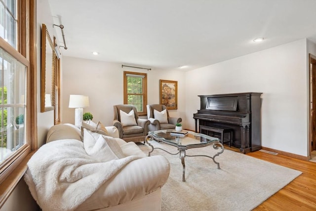 5 Red Tail Run, Canton, MA 02021 - living area featuring light wood-style flooring, baseboards, and recessed lighting