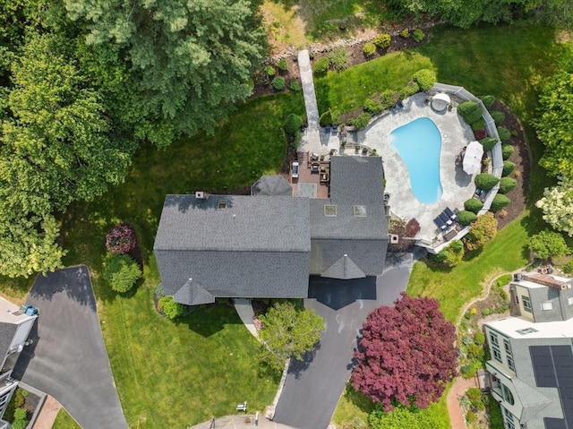 5 Red Tail Run, Canton, MA 02021 - bird's eye view of a pool area