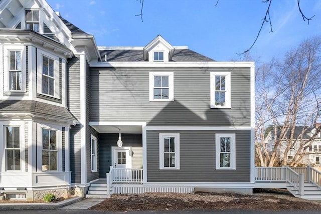 view of front of property with a porch