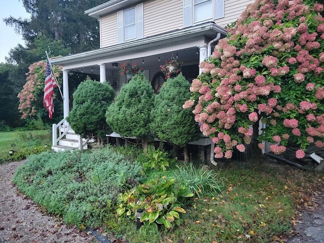 view of home's exterior