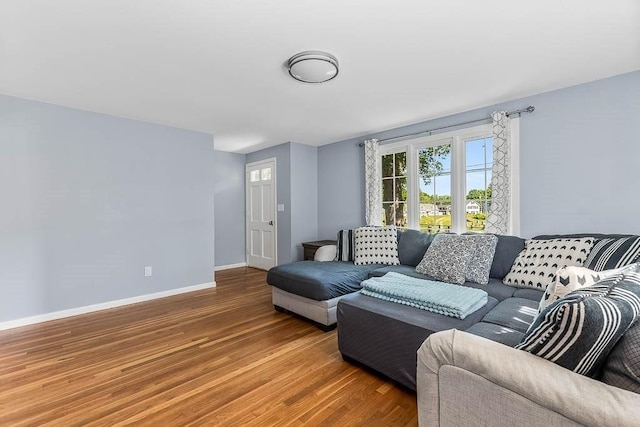 66 Barnum St, Taunton, MA 02780 - living room with wood finished floors and baseboards