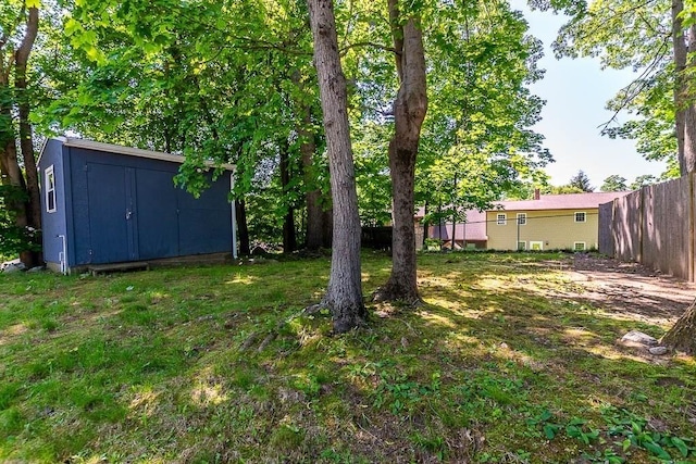 66 Barnum St, Taunton, MA 02780 - view of yard with a storage unit