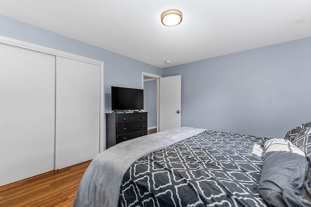 66 Barnum St, Taunton, MA 02780 - bedroom with wood finished floors and a closet