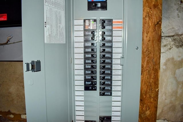 utility room featuring electric panel