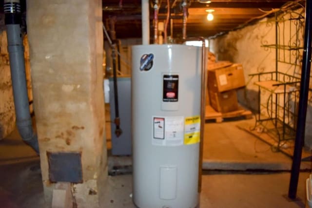 utilities featuring water heater