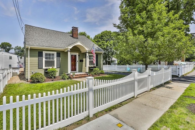10 Hemenway St, Methuen, MA 01844 - bungalow-style house featuring a chimney and a shingled roof
