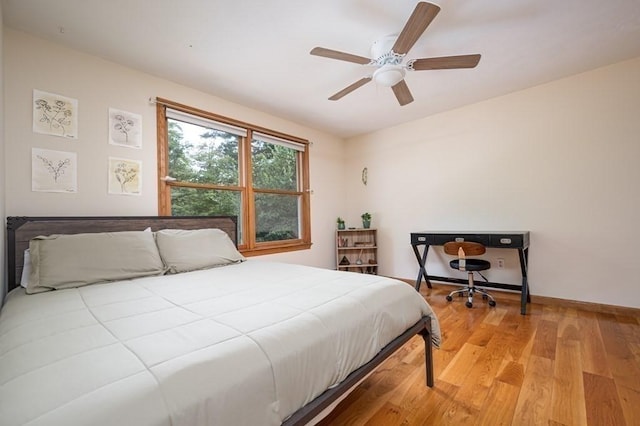 10 Tobin Dr, Dudley, MA 01571 - bedroom featuring light wood-style flooring and a ceiling fan