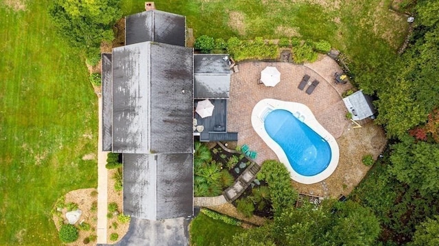 10 Tobin Dr, Dudley, MA 01571 - bird's eye view of a pool