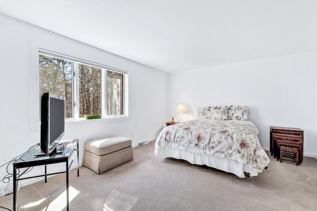 bedroom featuring carpet floors