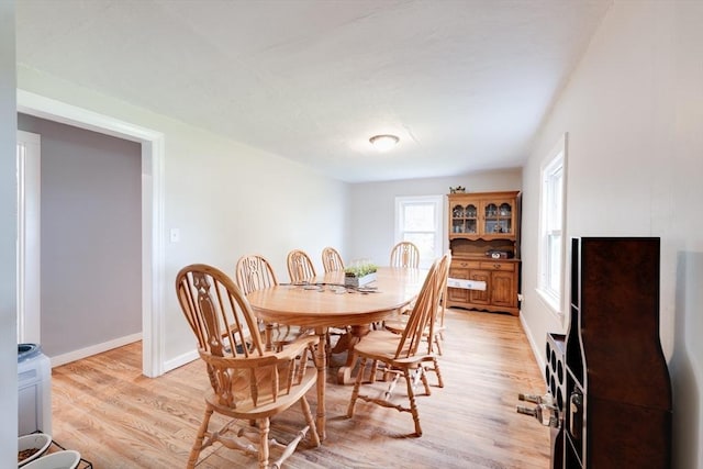 719 College Hwy, Southwick, MA 01077 - dining area featuring light wood finished floors and baseboards
