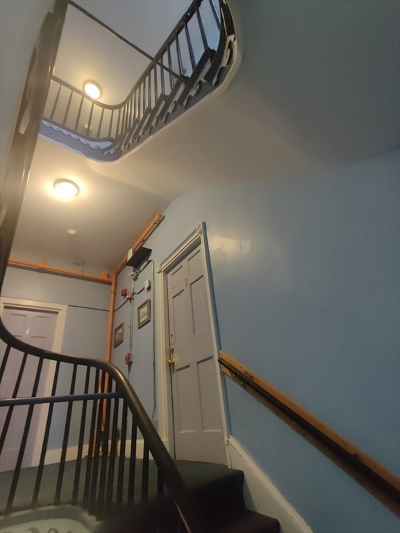 view of staircase